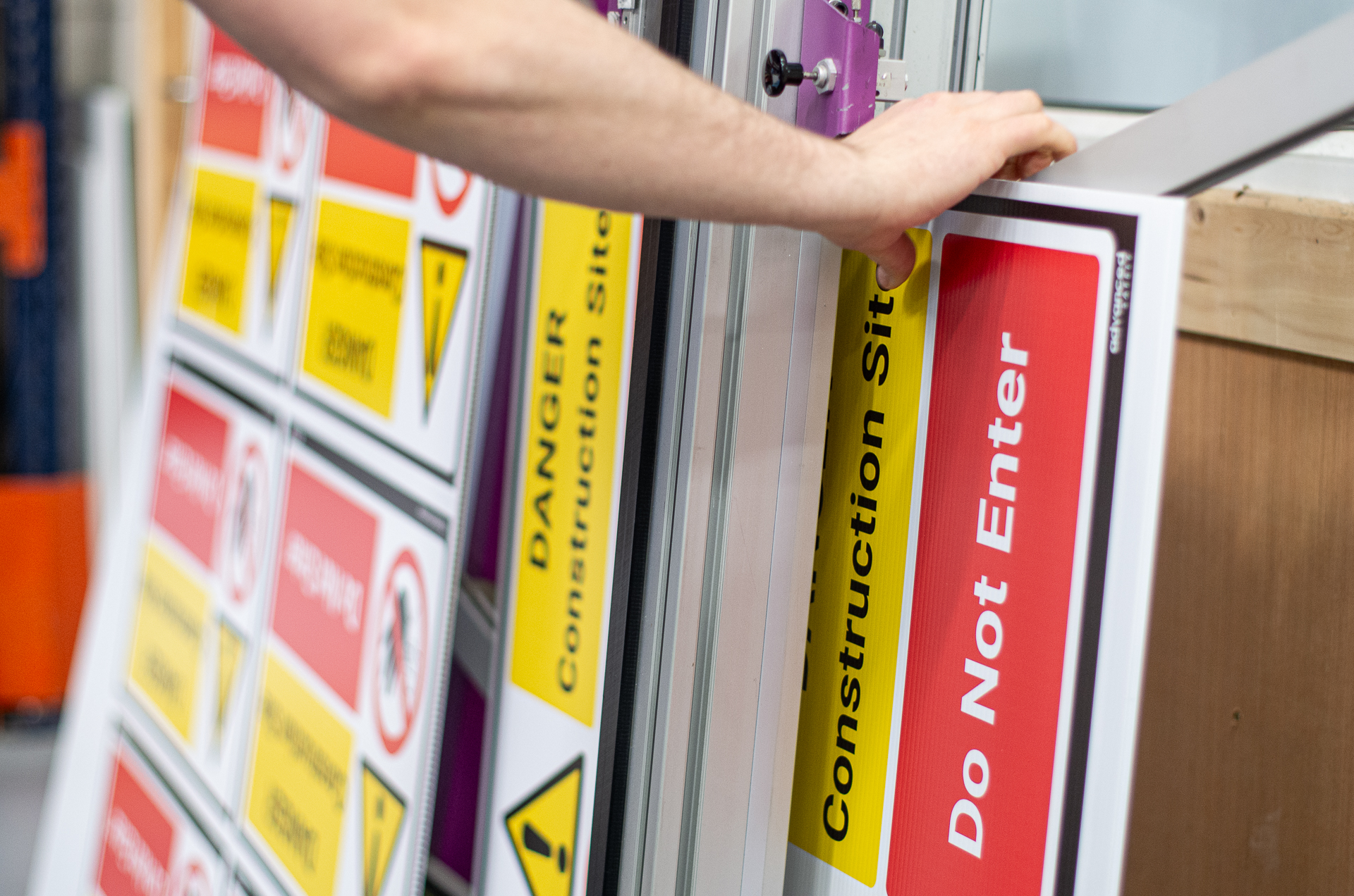 The importance of colour and contrast in safety signage