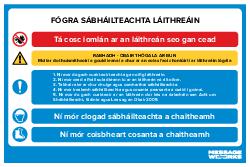 IRISH LANGUAGE SAFETY NOTICE (73984)