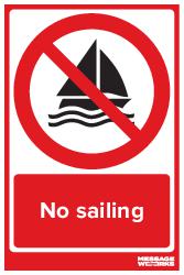 No sailing