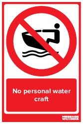 No personal water craft