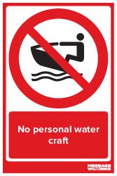 No personal water craft