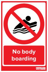 No body boarding
