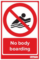 No body boarding