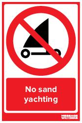 No sand yachting