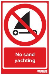 No sand yachting