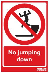 No jumping down