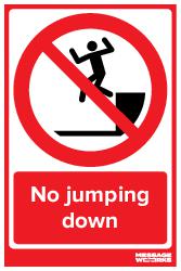 No jumping down