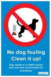 NO DOG FOULING (55520)