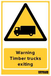 TIMBER TRUCKS EXITING (92733)