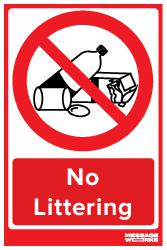 NO LITTERING (06048)
