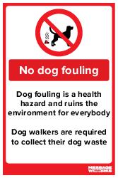NO DOG FOULING (02179)