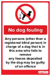 NO DOG FOULING (78422)