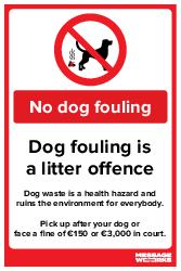 NO DOG FOULING (78422)
