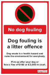 NO DOG FOULING (78422)