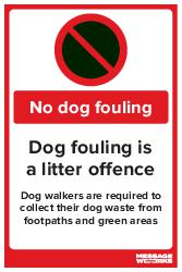 NO DOG FOULING (94260)