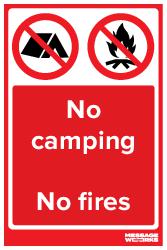 NO CAMPING (18939)