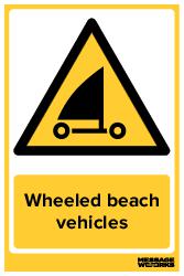 Wheeled beach vehicles