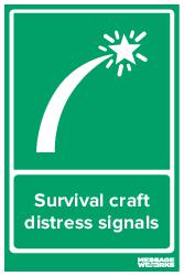 Survival craft distress signals