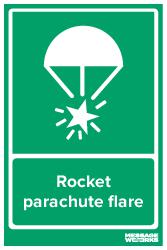 Rocket parachute flare