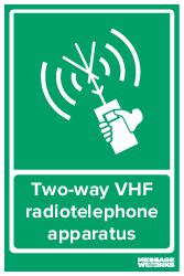 Two-way VHF radiotelephone apparatus