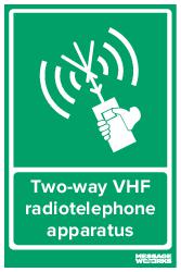 Two-way VHF radiotelephone apparatus