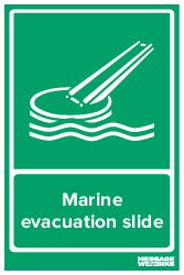 Marine evacuation slide