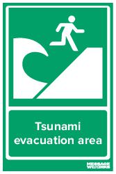 Tsunami evacuation area