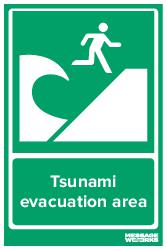 Tsunami evacuation area