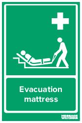 Evacuation mattress