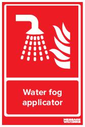 Water fog applicator