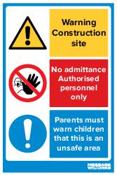 SMALL SITE SAFETY NOTICE (73892)