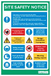 LARGE SITE SAFETY NOTICE (73936)