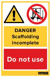 SCAFFOLDING INCOMPLETE (73857)