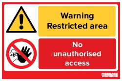RESTRICTED AREA (71875)