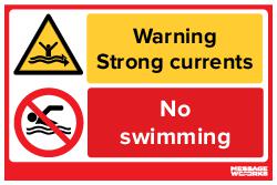 STRONG CURRENTS NO SWIMMING (71740)