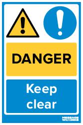 DANGER KEEP CLEAR (71988)