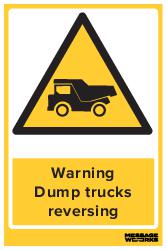 DUMP TRUCKS REVERSING (77530)