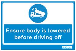 ENSURE BODY IS LOWERED (83488)