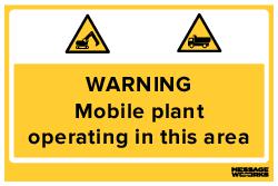 MOBILE PLANT OPERATING IN THIS AREA (77518)