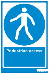 PEDESTRIAN ACCESS ARROW LEFT (83274)