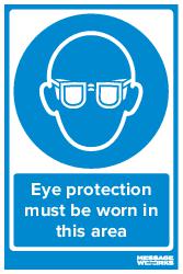 EYE PROTECTION MUST BE WORN (83657)