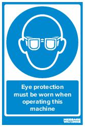 EYE PROTECTION MUST BE WORN (83665)