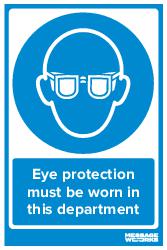 EYE PROTECTION MUST BE WORN (83661)