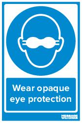 WEAR OPAQUE EYE PROTECTION (83653)