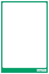 Vertical - Green Frame