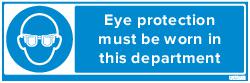 EYE PROTECTION MUST BE WORN (83660)