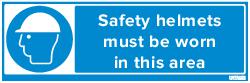 SAFETY HELMETS MUST BE WORN (83900)