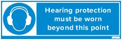 HEARING PROTECTION MUST BE WORN (83552)