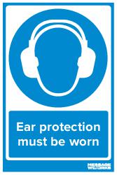 EAR PROTECTION MUST BE WORN (83725)
