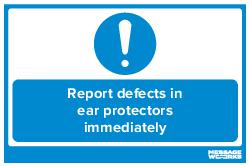 DEFECTIVE EAR PROTECTORS (83697)